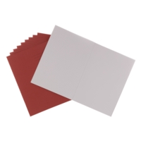 A4 64Pg Alt 5mm Sq-Plain Red Pk50