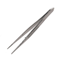 Forceps Pointed Ends S-steel 130mm