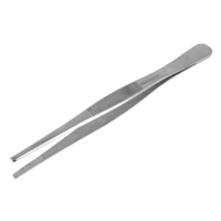 Forceps Blunt Ends S-steel Length 110mm Forceps Blunt Ends S-steel Length 110mm