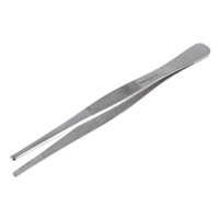 Forceps Blunt Ends S-steel Length 110mm