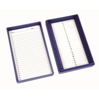 Microscope Slide Foam Box For 25 Slides