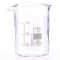 Simax Glass Beaker Squat Form 100ml P10 Simax Glass Beaker Squat Form 100ml P10