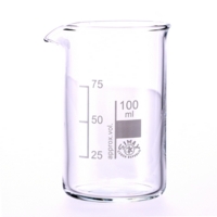 Simax Tall Form Beaker With Spout 100ml Simax Tall Form Beaker With Spout 100ml