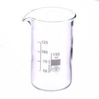Simax Tall Form Beaker With Spout 150ml Simax Tall Form Beaker With Spout 150ml
