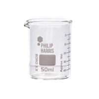 Beaker Low Formspout Boroglass Grad50ml