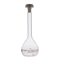 Pyrex Stoppered Vol Flask 250ml P2 Pyrex Stoppered Vol Flask 250ml P2