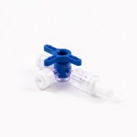 Three-way Tap For Hypodermic Syringe. Three-way Tap For Hypodermic Syringe.