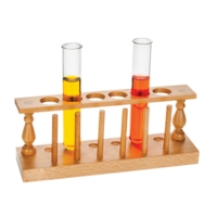 Test Tube Rack Hardwood With 6 Holes