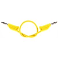 4mm Stackable Plug Lead 250mm - Yellow