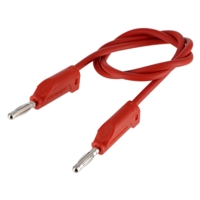 4mm Stackable Plug Lead 500mm - Red