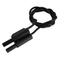 Plug Lead Safety High Current - Black Plug Lead Safety High Current - Black