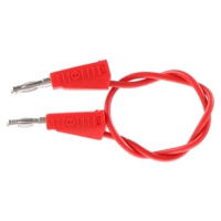4mm Stackable Plug Lead 250mm - Red
