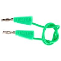 4mm Stackable Plug Lead 250mm - Green 4mm Stackable Plug Lead 250mm - Green