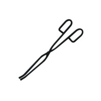 Straight Crucible Tongs 200mm Straight Crucible Tongs 200mm