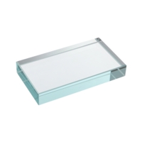 Rectangular Glass Block 114 X 65 X19mm Rectangular Glass Block 114 X 65 X19mm