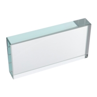 Glass Rectangular Prism 125x65x18mm Glass Rectangular Prism 125x65x18mm