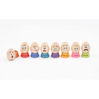 Wooden Emotion Eggs FSC Wooden Emotion Eggs FSC