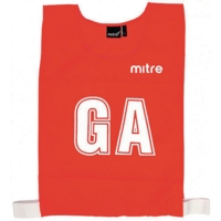 Mitre Netball Bib Red 40inch Up Mitre Netball Bib Red 40inch Up