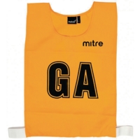 Mitre Netball Bib Yellow 40inch Up Mitre Netball Bib Yellow 40inch Up