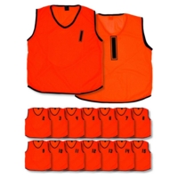 Numbered Training Bibs-GRN -KIDS-P15 Numbered Training Bibs-GRN -KIDS-P15