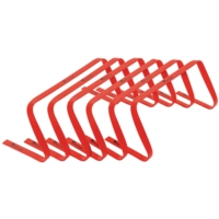 Precision Flat Hurdles Pk6 9in Red Precision Flat Hurdles Pk6 9in Red
