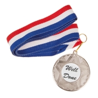 Well Done Medal On Ribbon Well Done Medal On Ribbon