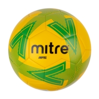 Mitre Impel Football Yellow Lime Size 5