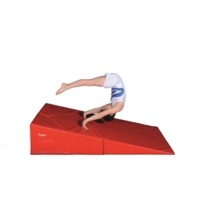 Beemat Folding Gym Incline Wedge Red Beemat Folding Gym Incline Wedge Red