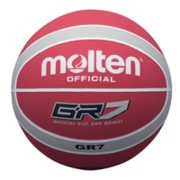 Molten Bgr Red-silver Basketball Size 7 Molten Bgr Red-silver Basketball Size 7