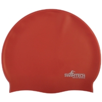 Swimtech Silicone Swim Cap - Red Swimtech Silicone Swim Cap - Red
