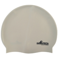 Swimtech Silicone Swim Cap - White Swimtech Silicone Swim Cap - White