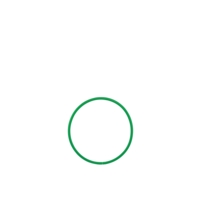 Hula Hoop - 460mm - Green Hula Hoop - 460mm - Green