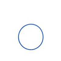 Hula Hoop - 610mm - Blue Hula Hoop - 610mm - Blue