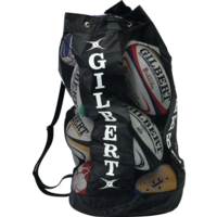 Gilbert Breathable Ball Bag Blk 12 Balls Gilbert Breathable Ball Bag Blk 12 Balls