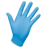 Vinyl Glove Blue Powder Free XLarge, Pk 100