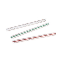 Triangular Scale 30cm Ruler 1:100:200:250:300:400:500