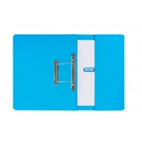 Elba Stratford Foolscap Spring Pocket Files Blue Box of 25