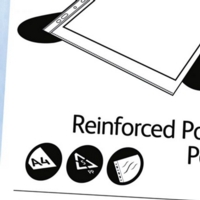 Rexel A4 Reinforced Clear Punched Pockets Box of 100