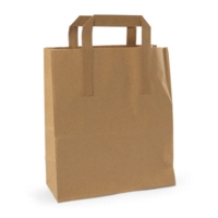 Medium Brown Paper Bags 200mm x 325mm x 250mm Box of 250