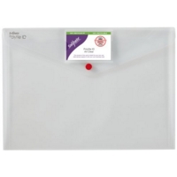 Snopake Polyfile ID Wallet A4 Transparent Pack of 5