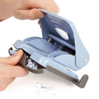 Rapesco 825 Metal 2-Hole 25 Sheets Blue Hole Punch