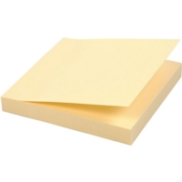 Sticky Note Pads Yellow 75mm x 75mm Pack of 12
