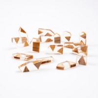 Wood and Resin Loose Parts - 16 pack