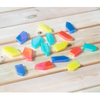 Iridescent Resin Loose Parts 16PK