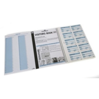 Durable Visitors Book 100 Refills