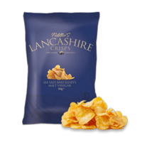 Lancashire Crisps, 40g, Box 24 Sea Salt & Lancashire Vinegar