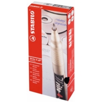 Stabilo Write-4-All Fine Black Marker Pen Box of 10