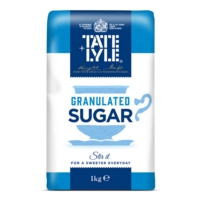 Tate & Lyle Granulated Sugar 1kg Bag