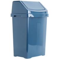 Plastic Swing Bin, 50 Litre Navy