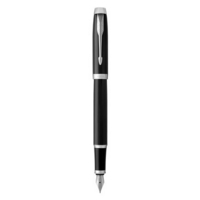 Parker IM Fountain Pen Black with Chrome Trim Gift Boxed